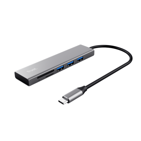 Hub Trust Halyx Fast USB‑C con lector SD/microSD